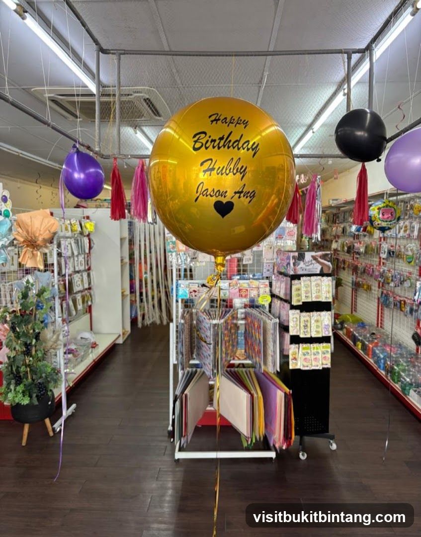Party Supplies Store Interior