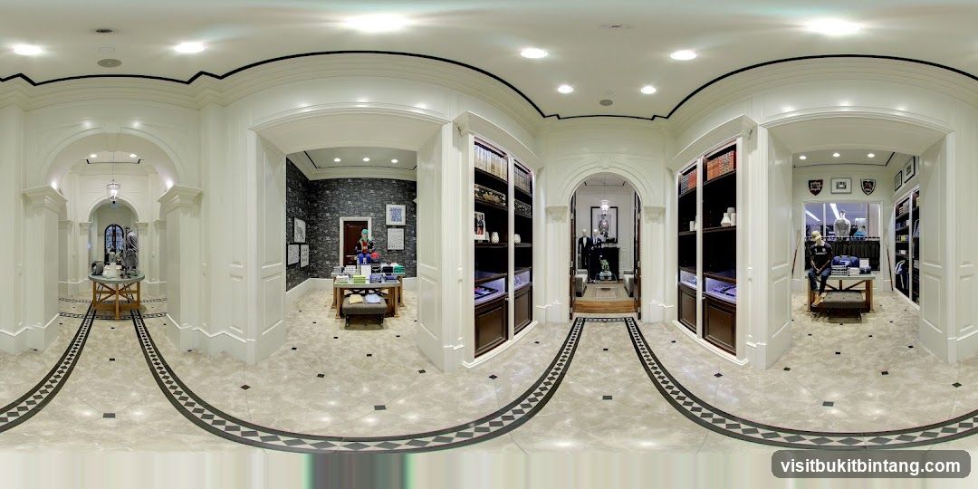 Interior of a clothing store