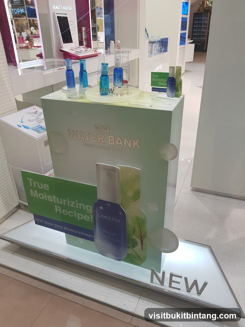 Laneige Water Bank Display