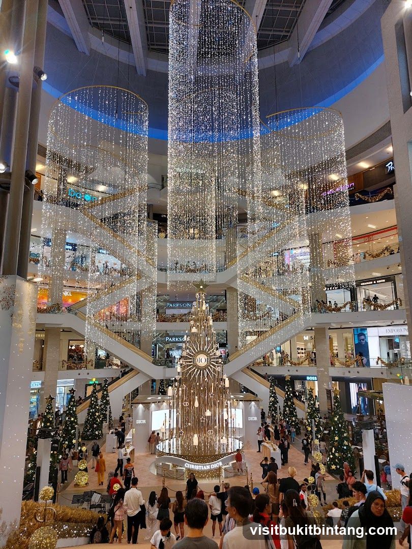 Christmas Decorations in a Mall