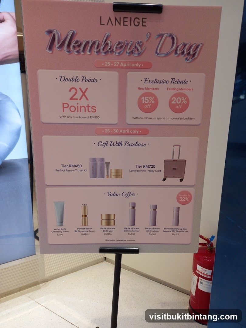 LANEIGE Members' Day Promotion
