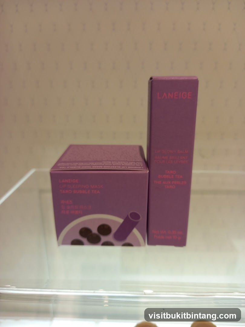 LANEIGE Lip Sleeping Mask and Lip Glowy Balm