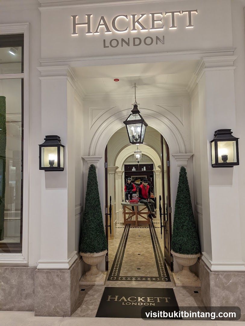 Hackett London Store Entrance