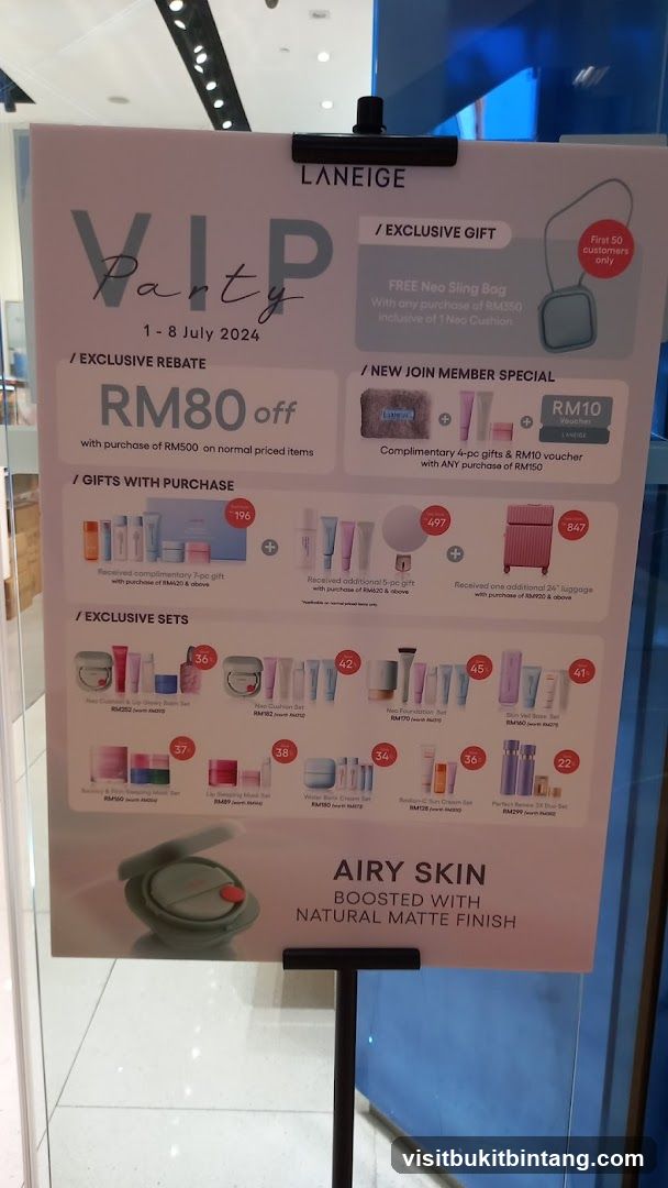 LANEIGE VIP Party Promotion
