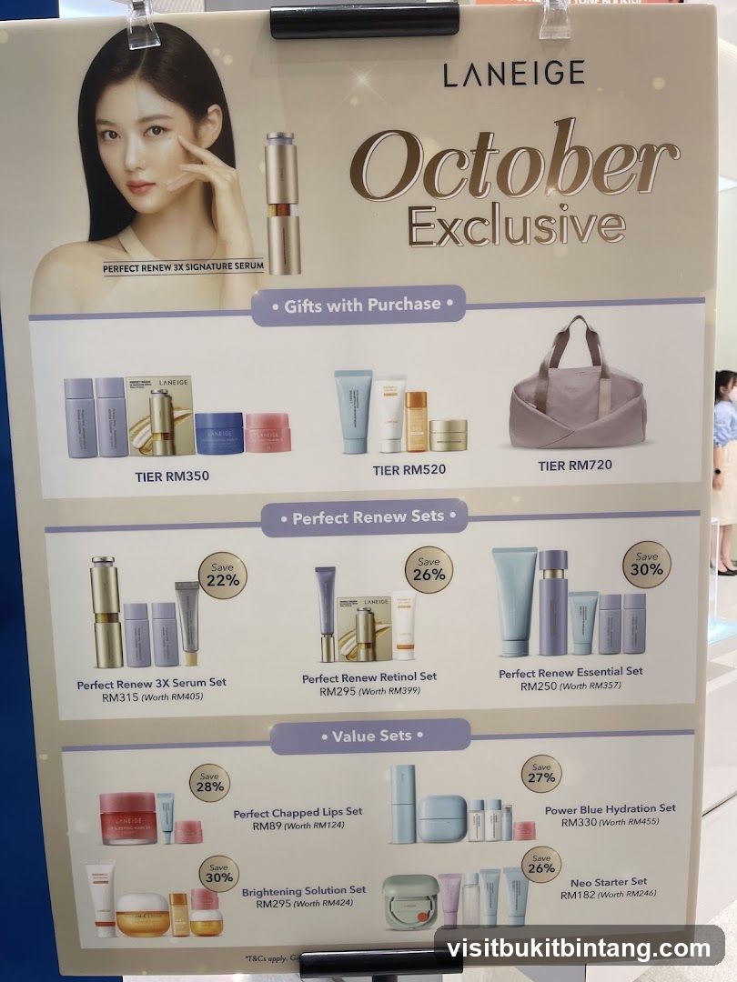 LANEIGE October Exclusive Promotion