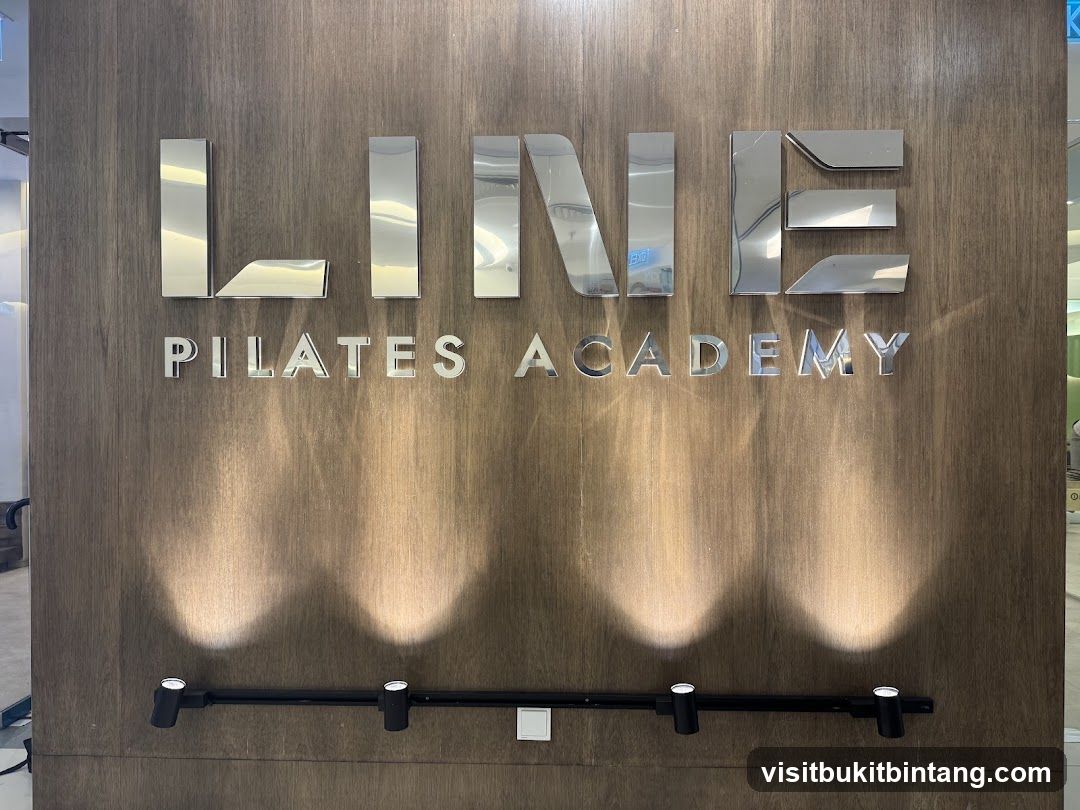 LINE PILATES ACADEMY signage