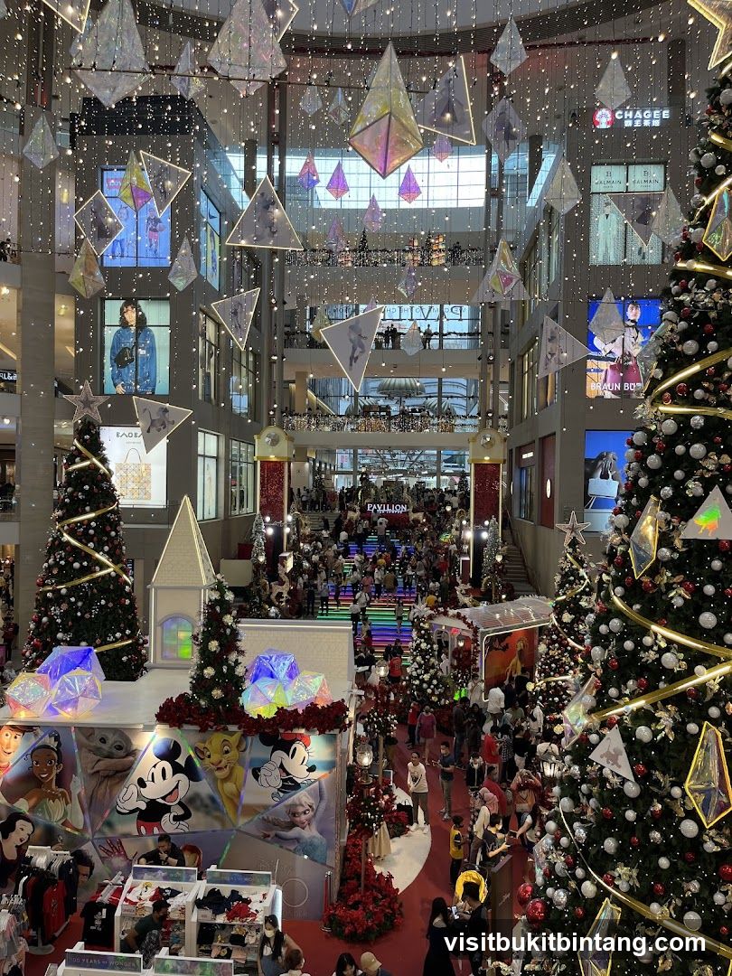 Christmas Decorations in a Mall