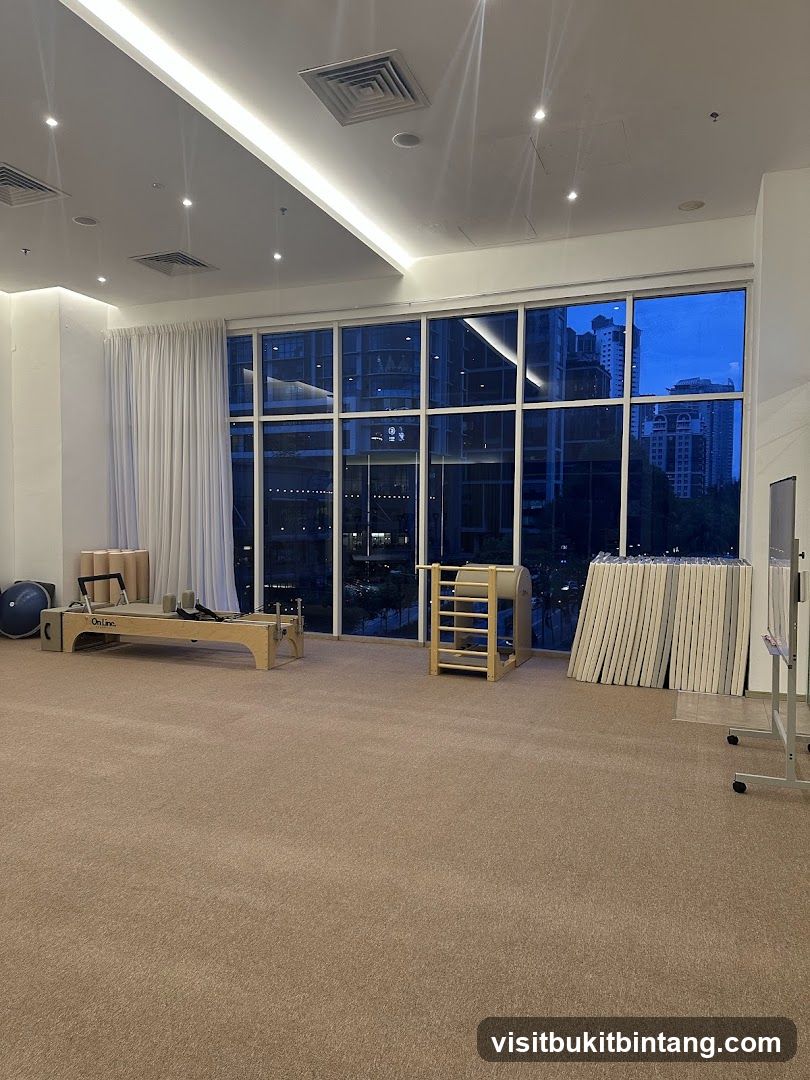 Pilates Studio with City View