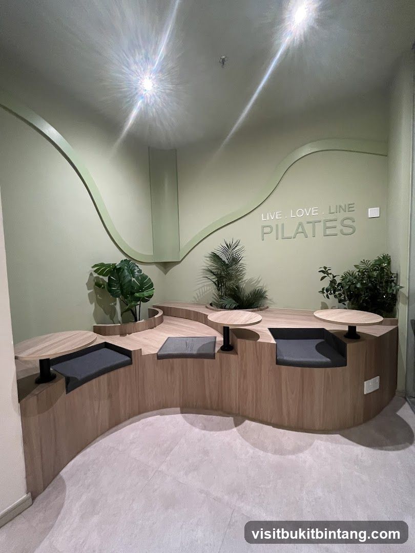 Pilates Studio Seating Area