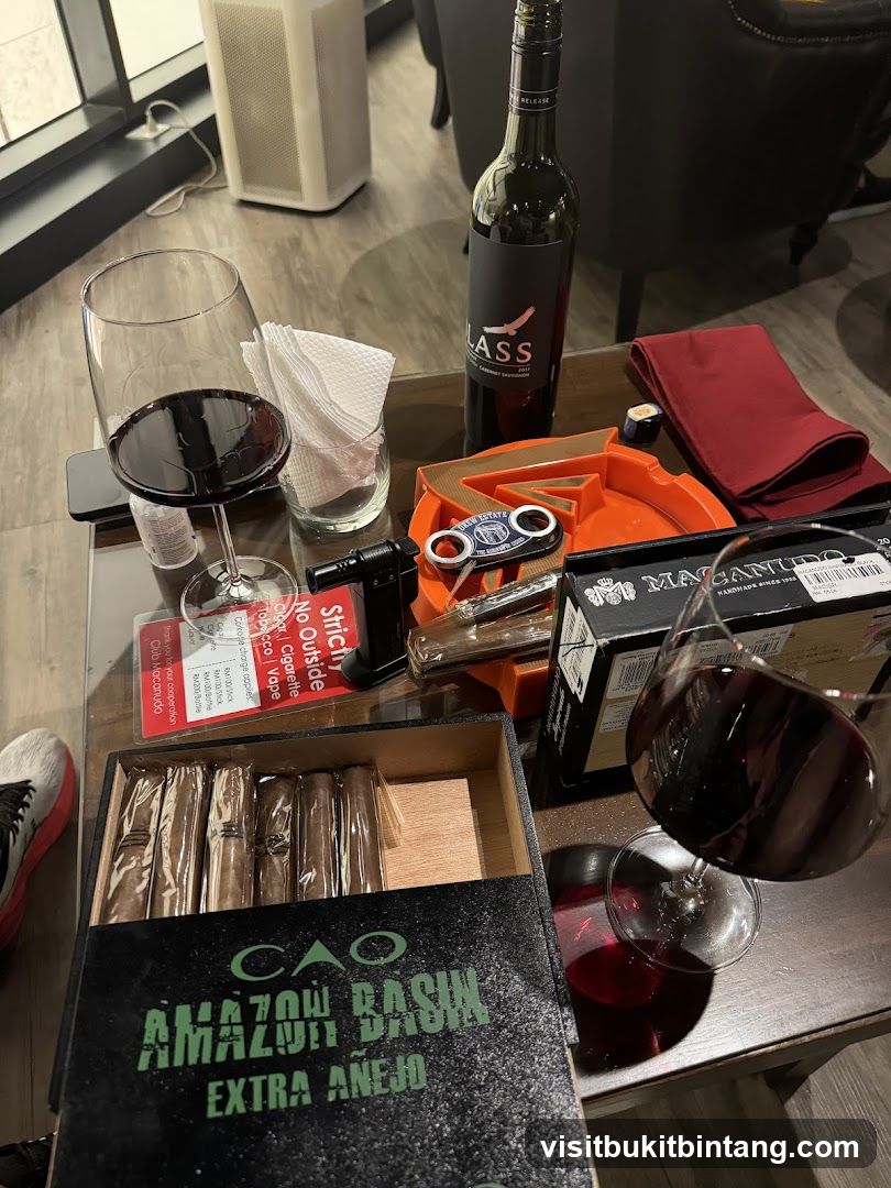 Cigars and Wine
