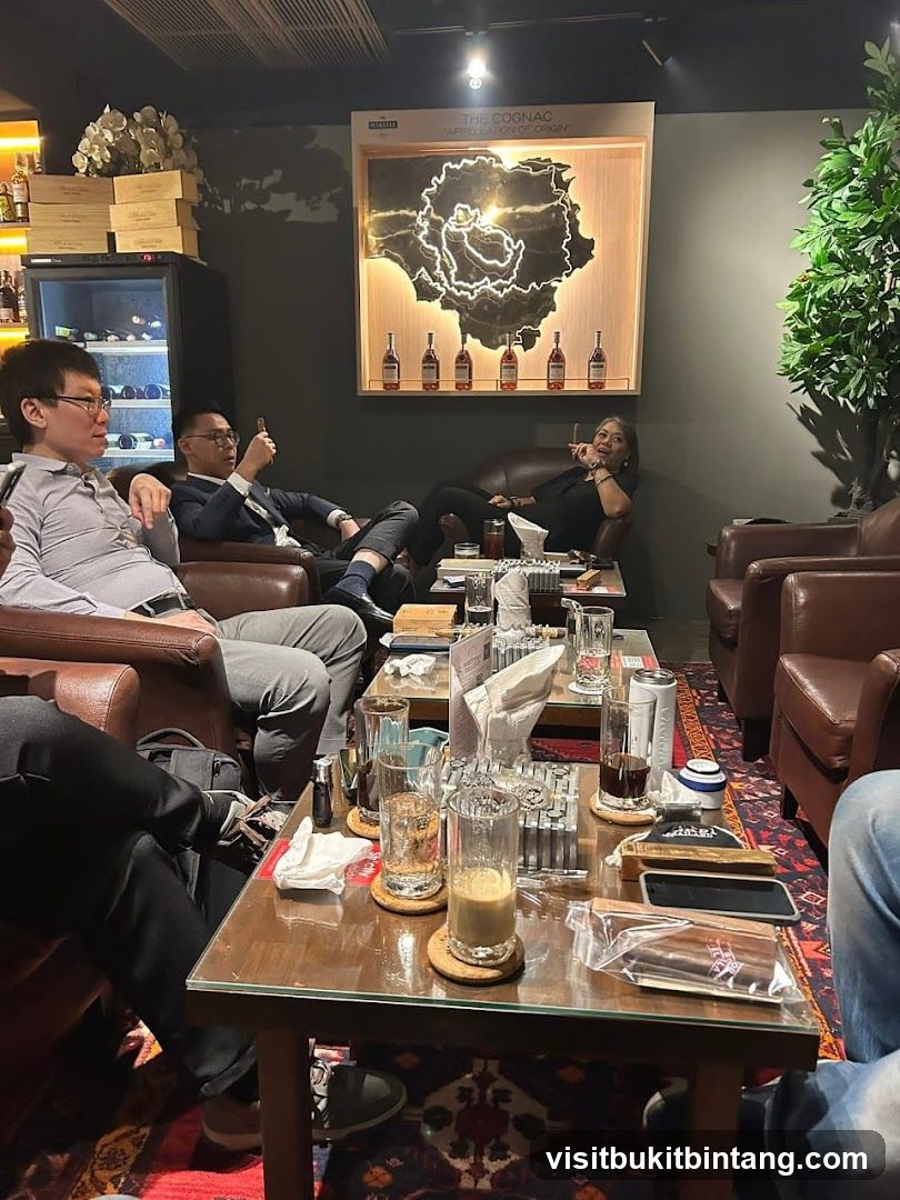 People relaxing in a lounge