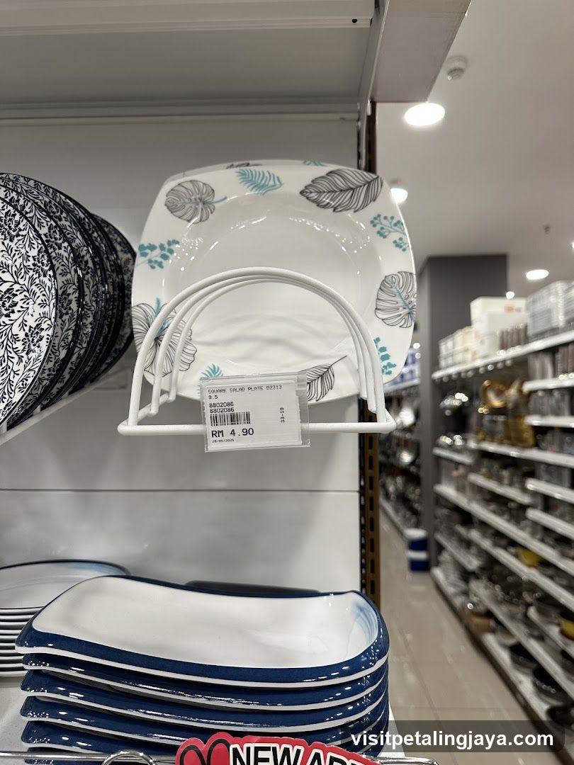 Dishware Display in Store