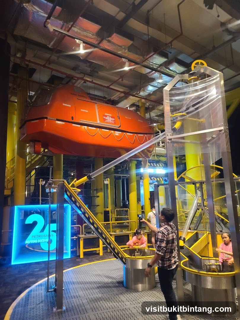 Interactive Exhibit with Lifeboat