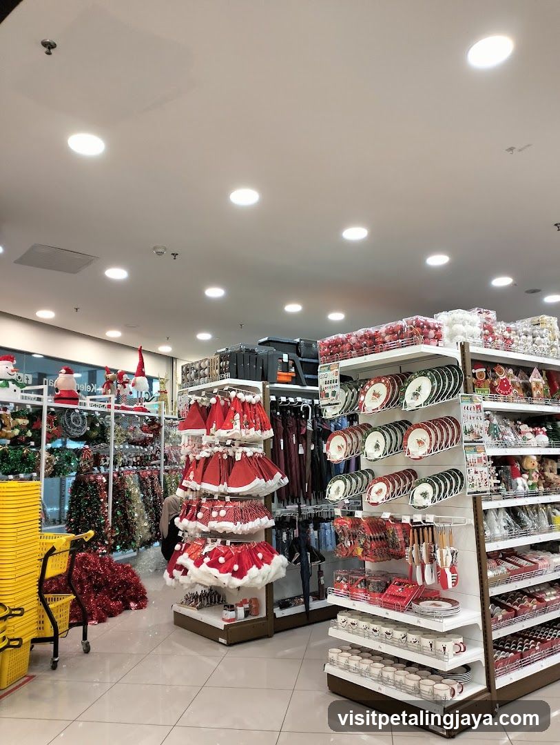 Christmas Decor Store Interior