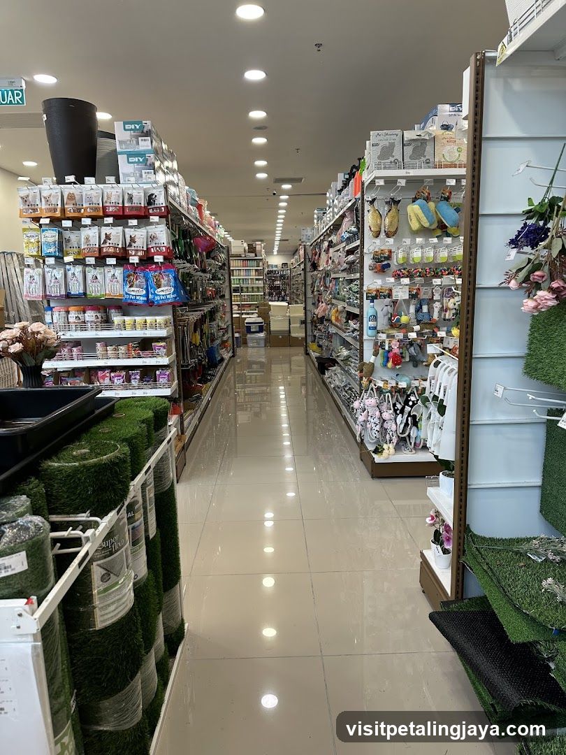 Pet Supplies Store Interior