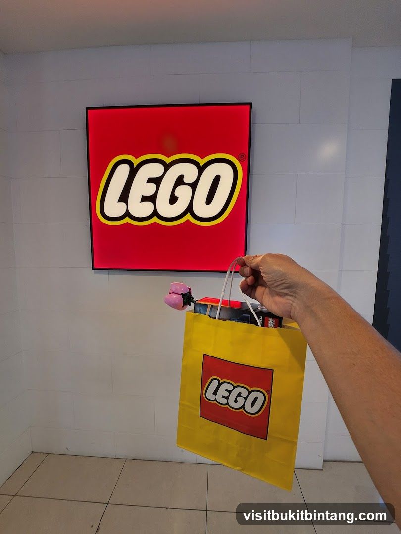 LEGO Shopping Bag and Sign