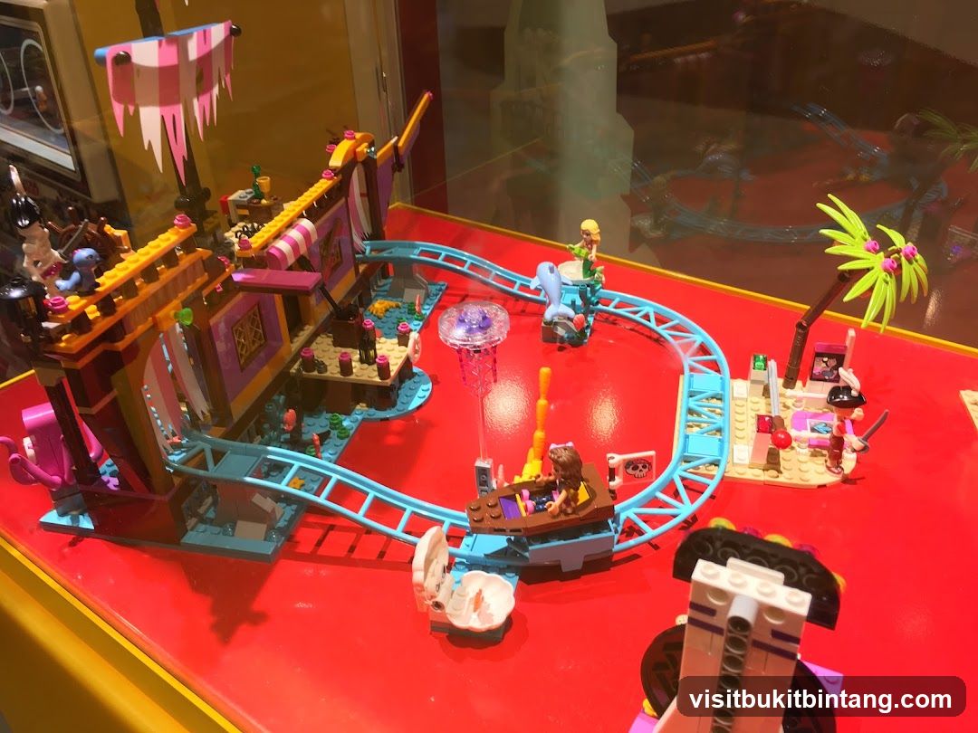 Lego Pirate Ship Roller Coaster Display