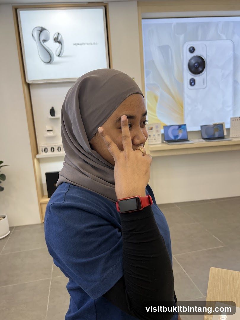 Woman Posing in a Store