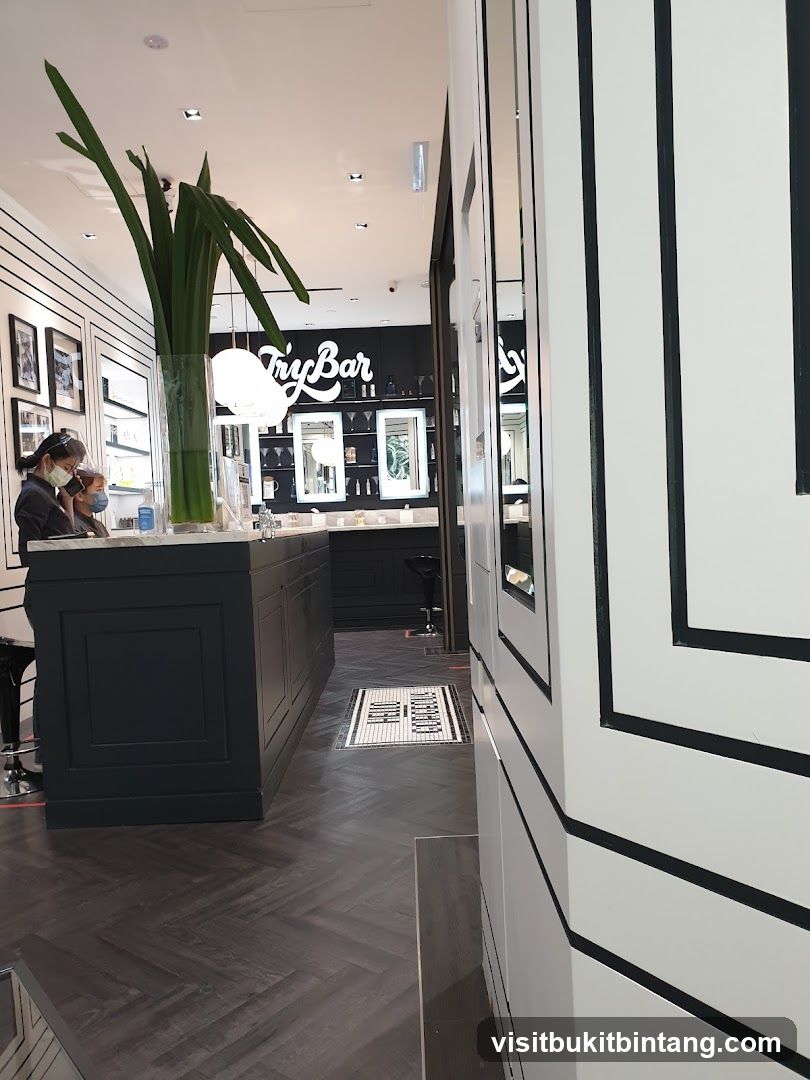 Interior of a salon