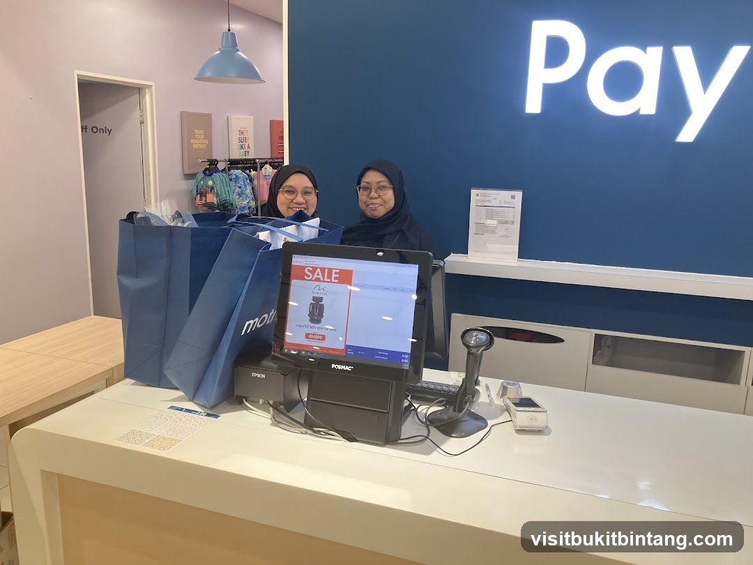 Checkout Counter with Staff