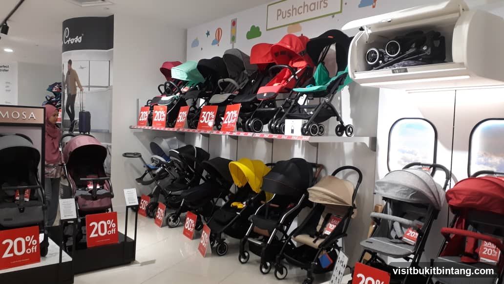 Stroller Display with Discounts