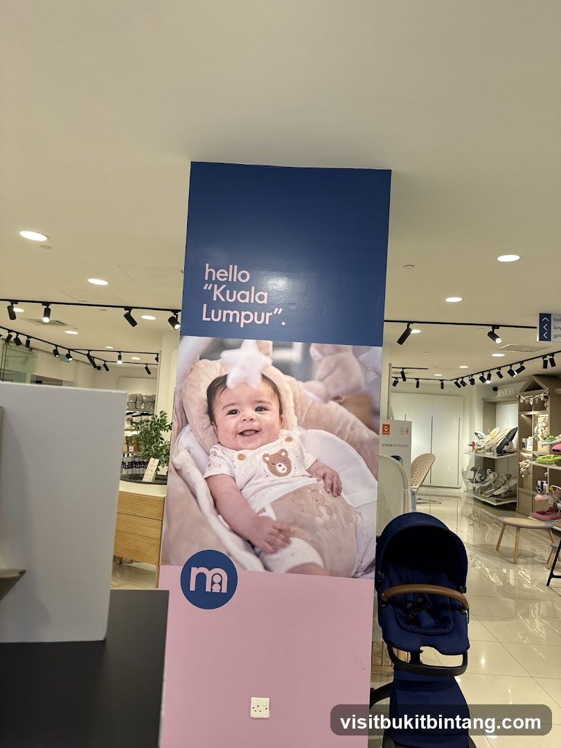 Baby product store display