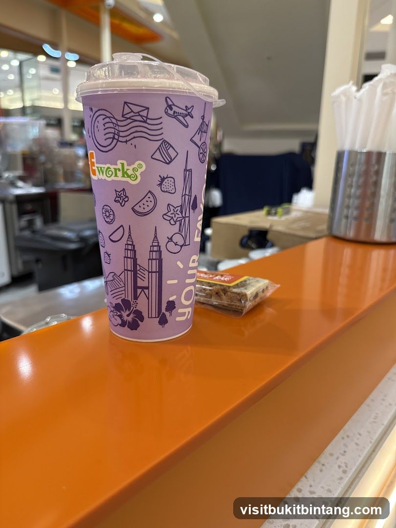 Beverage Cup and Snack Bar