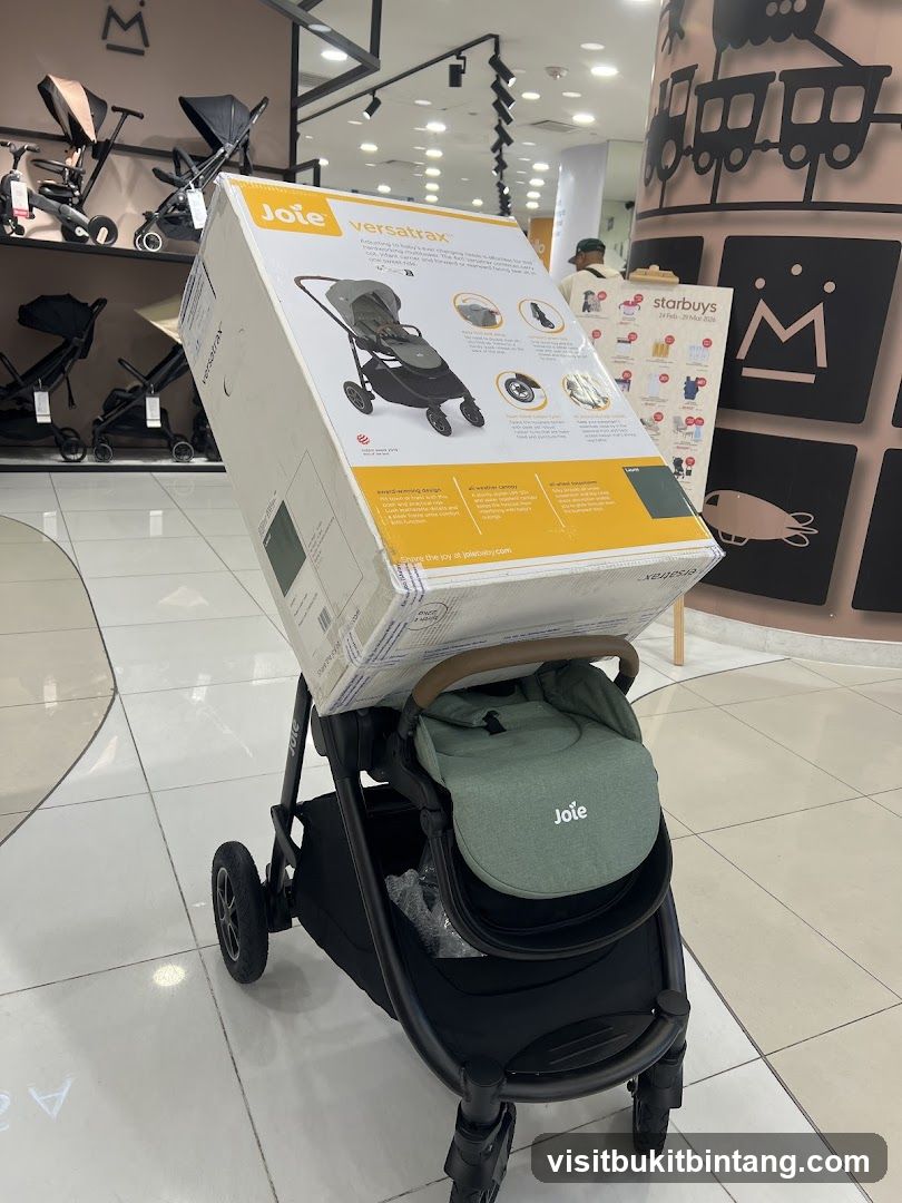 Joie Versatrax Stroller Box on Display