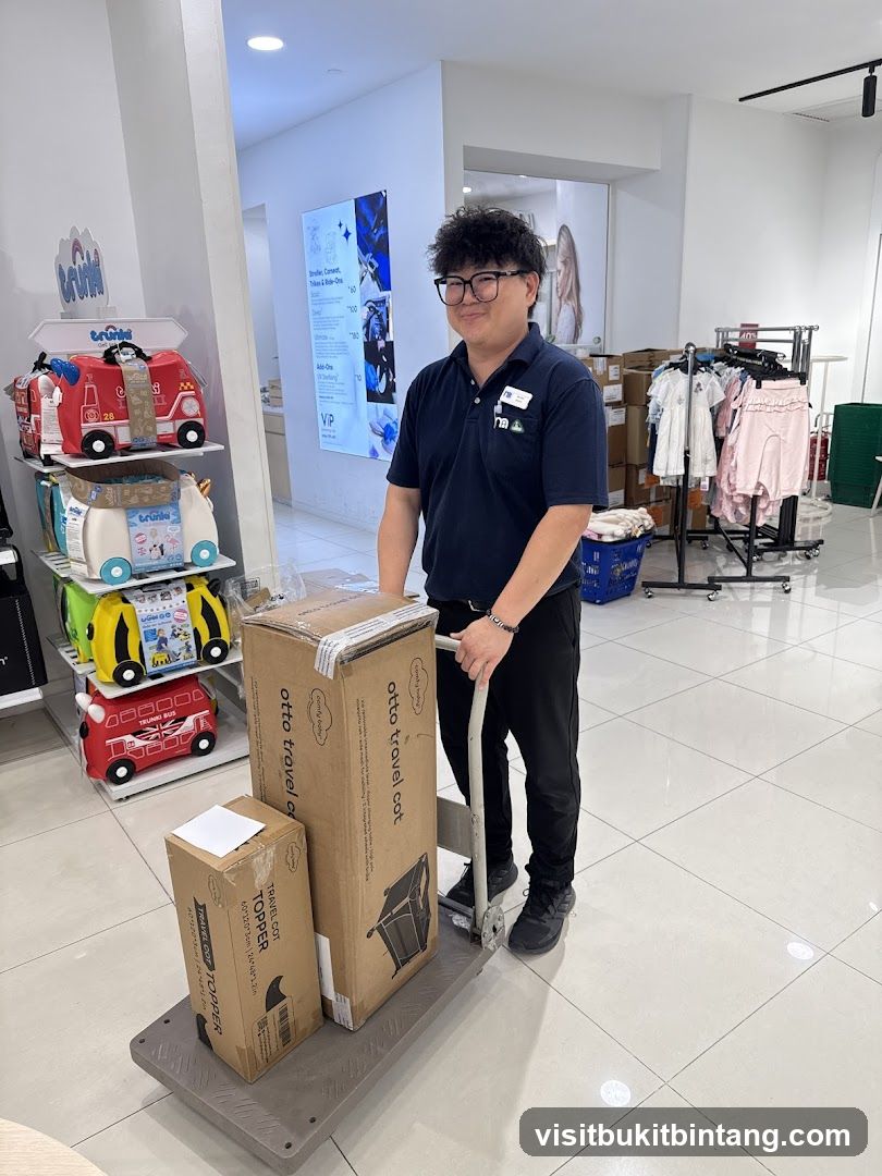 Store Employee with Boxes