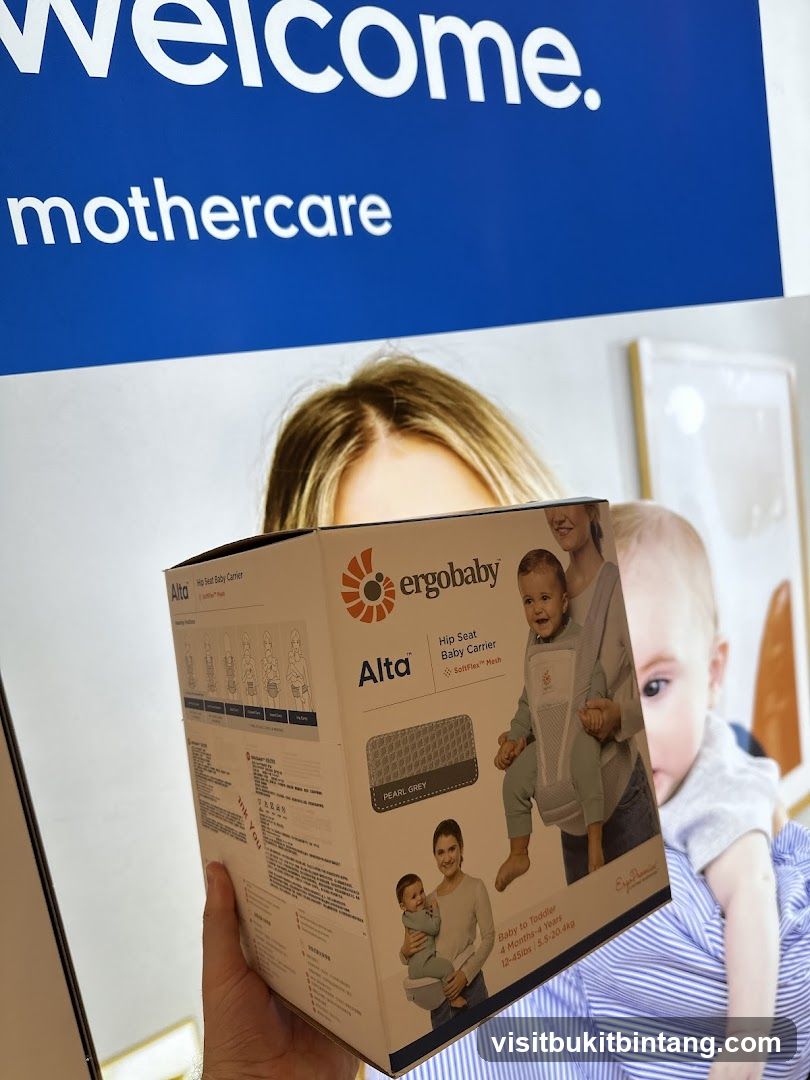Mothercare Welcome Sign and Ergobaby Carrier Box