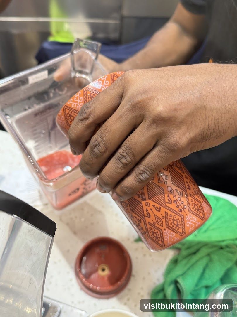 Preparing a drink