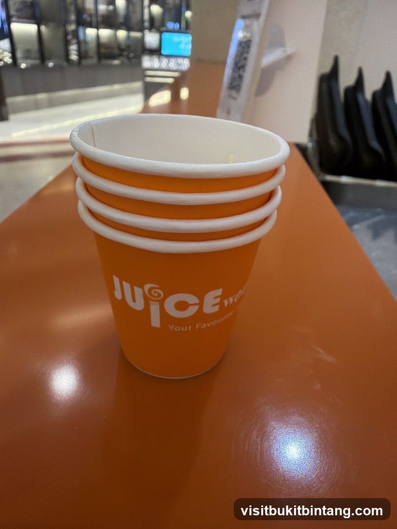 Stack of Orange Cups