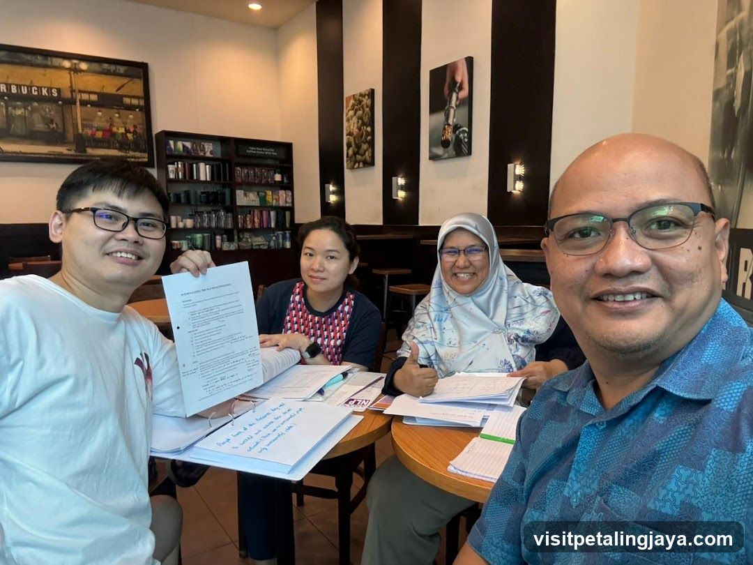 Group in a coffee shop
