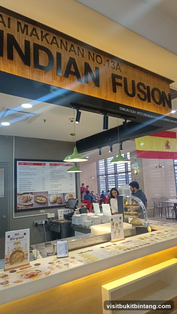 Indian Fusion Restaurant Counter