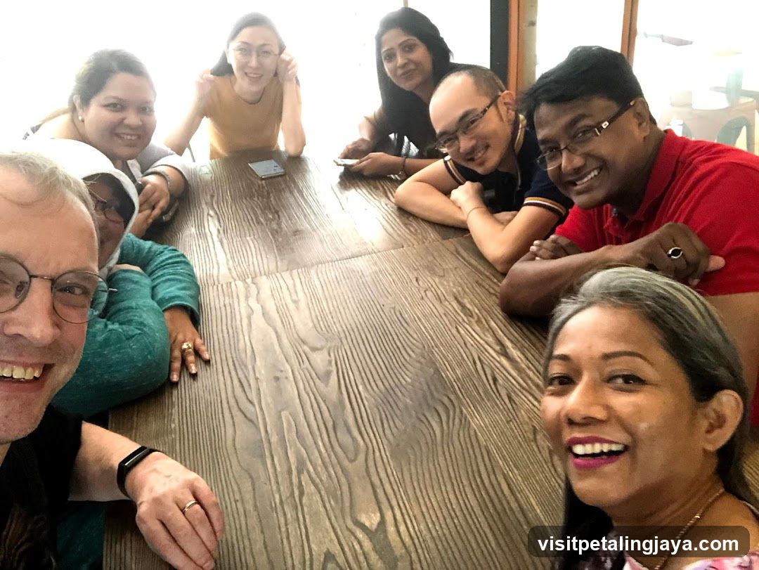 Group of people at a table