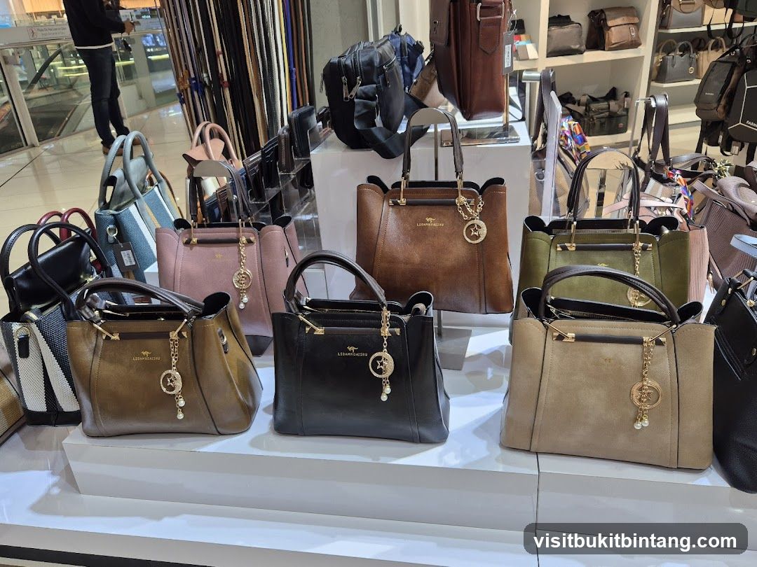 Handbags on Display