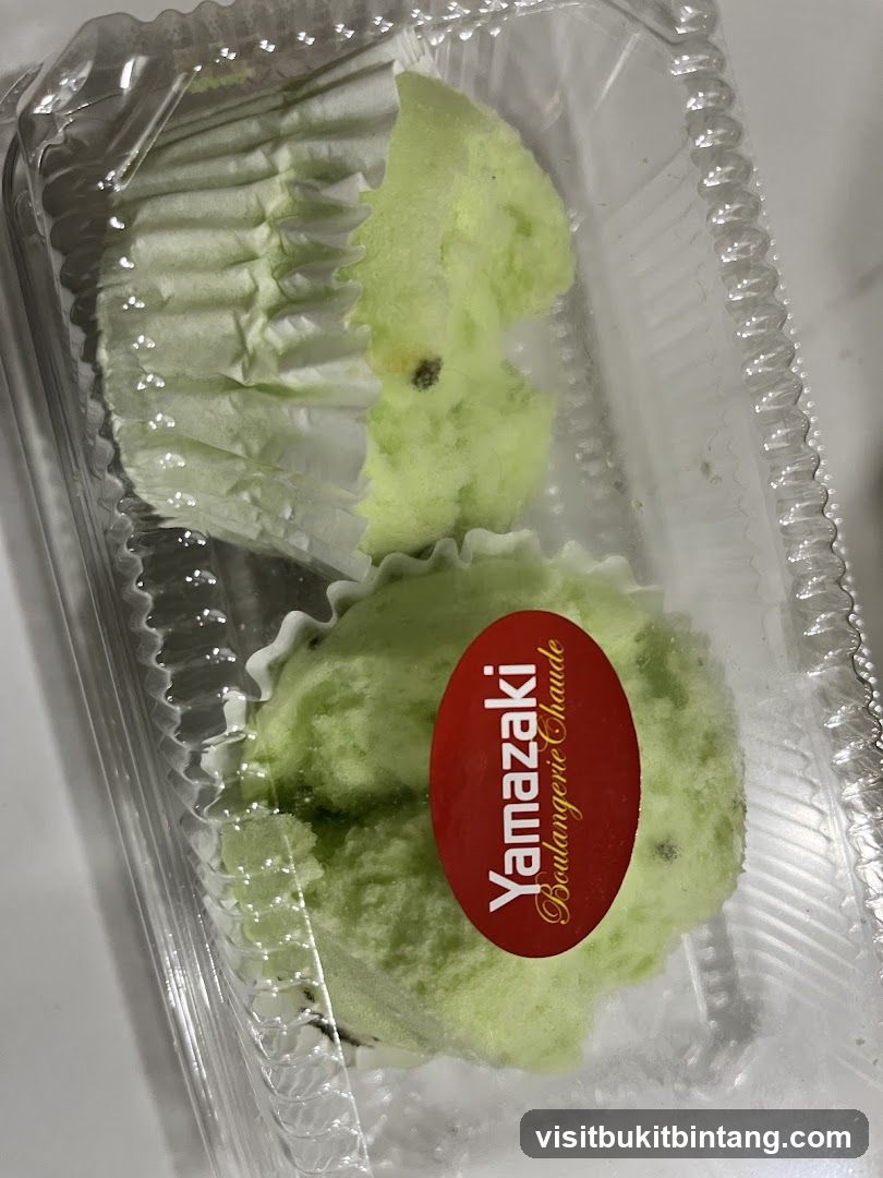 Green Cakes in Container