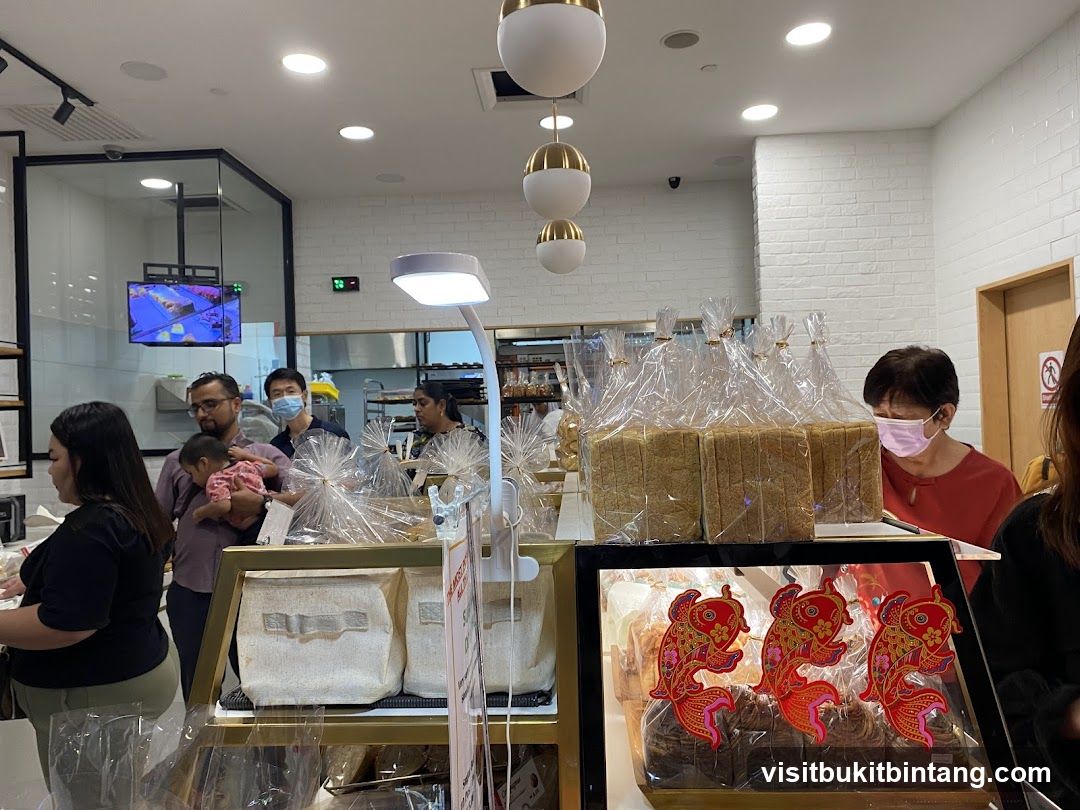 Bakery Interior with Customers