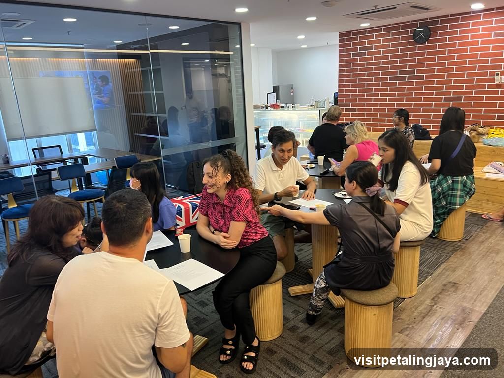 Group Meeting in Modern Office Space