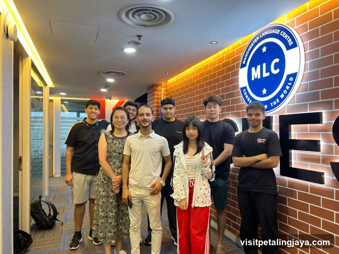 Group photo in MLC hallway