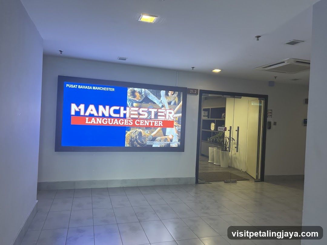 Manchester Languages Center Signage