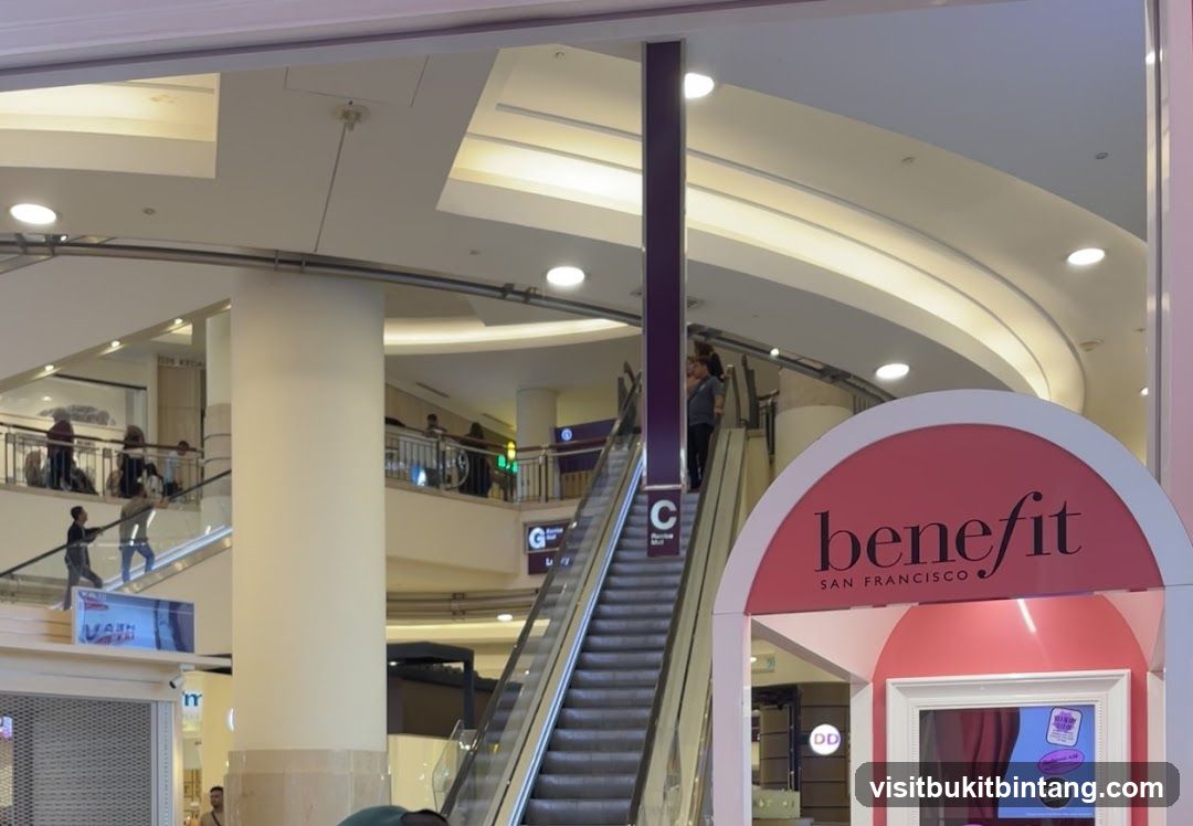 Benefit Cosmetics Kiosk in Mall