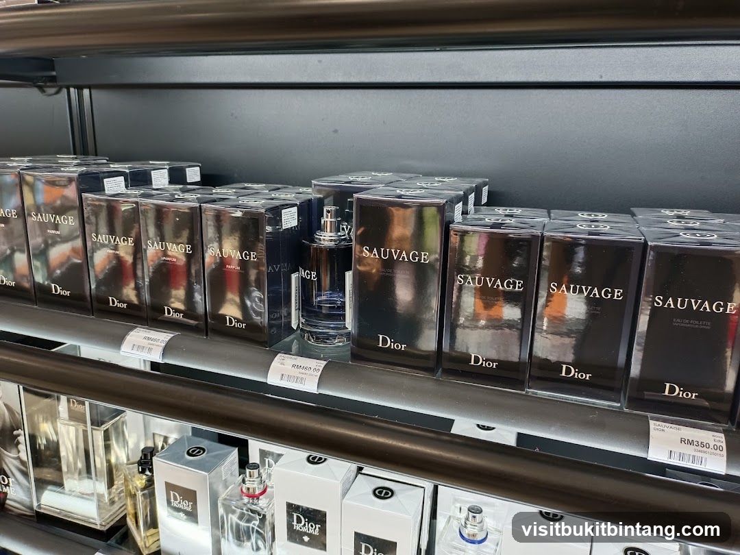 Dior Sauvage Perfume Display
