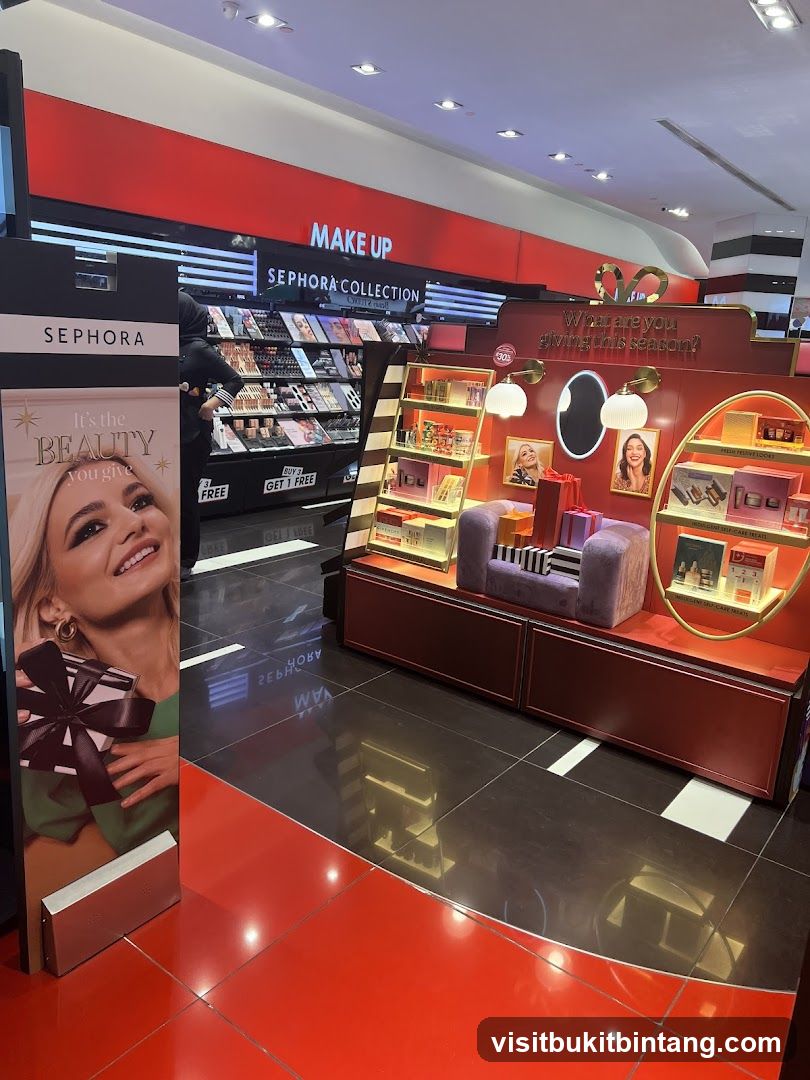 Sephora Makeup Display
