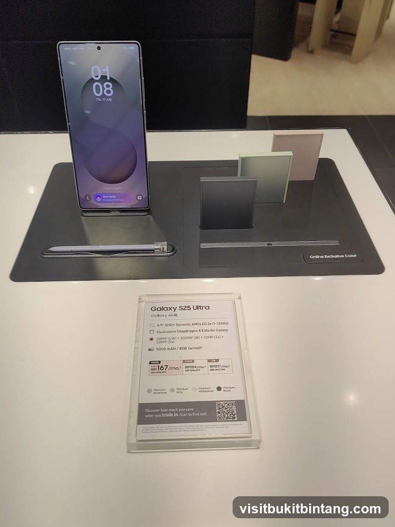 Samsung Galaxy S25 Ultra Display