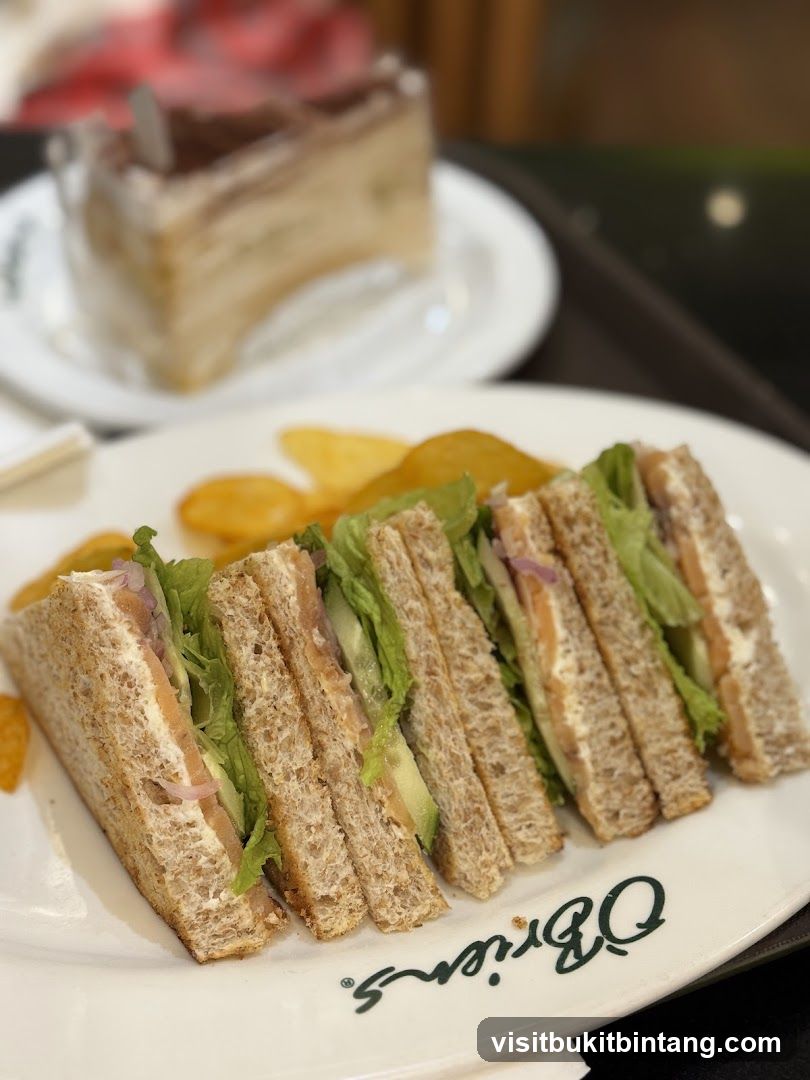 Sandwich and Cake