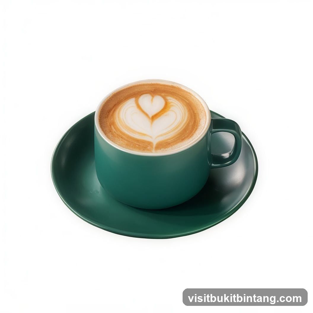 Latte with Heart Art