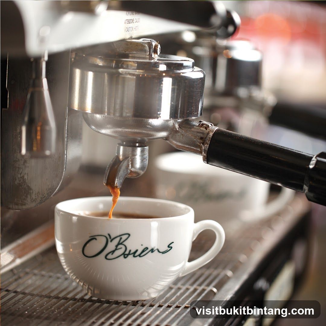 Espresso Being Poured into a Cup
