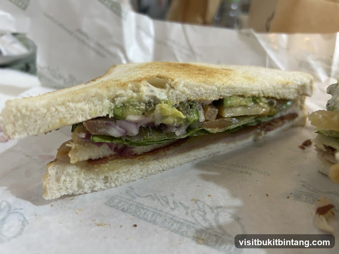 Sandwich with Avocado and Bacon
