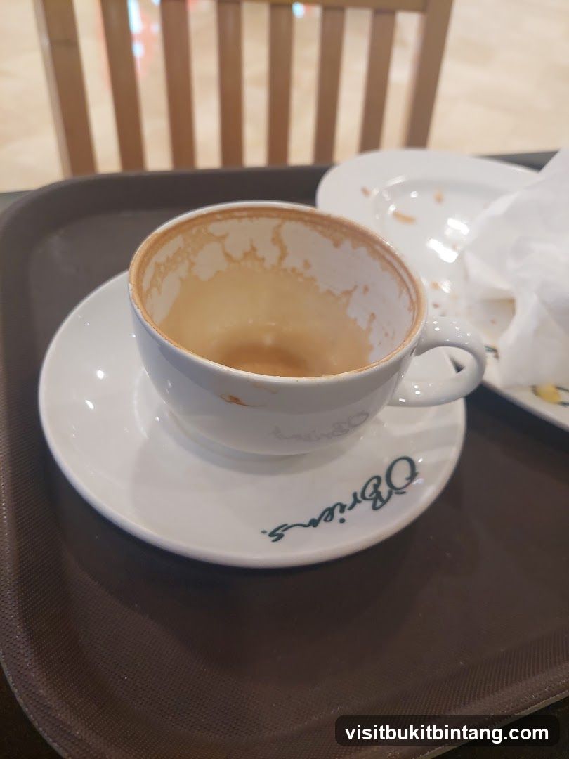 Empty Coffee Cup